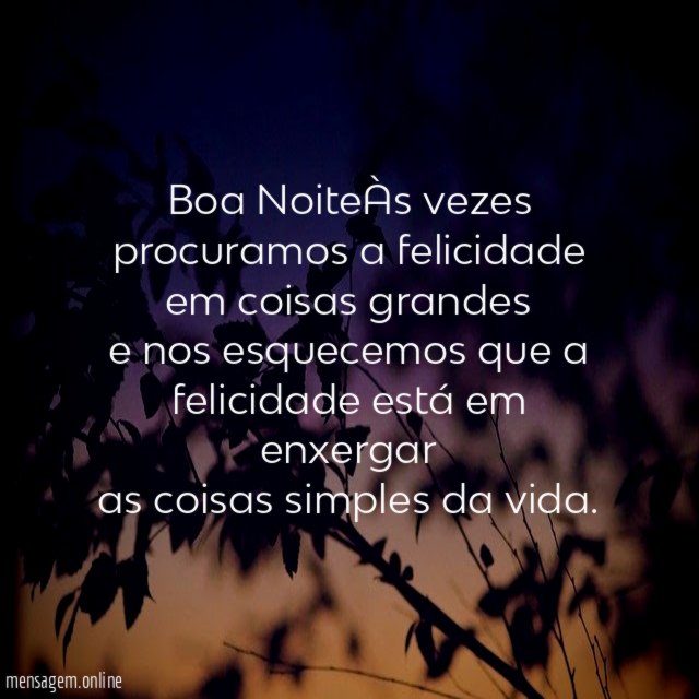 À procura da felicidade