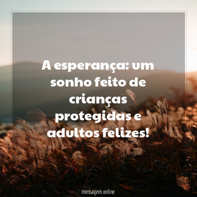 A esperança