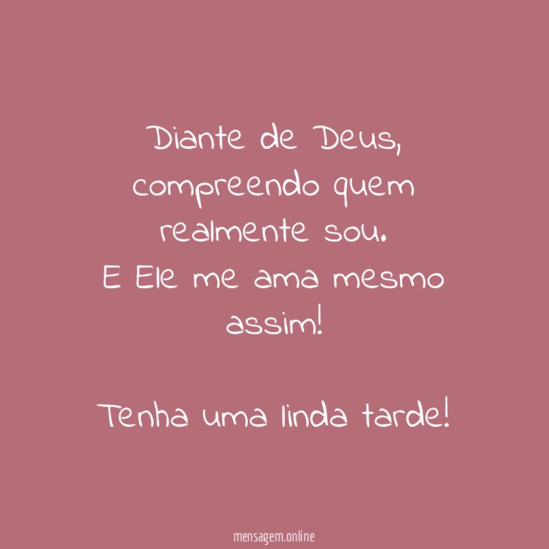 Diante de Deus