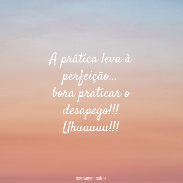 A prática leva à perfeição
