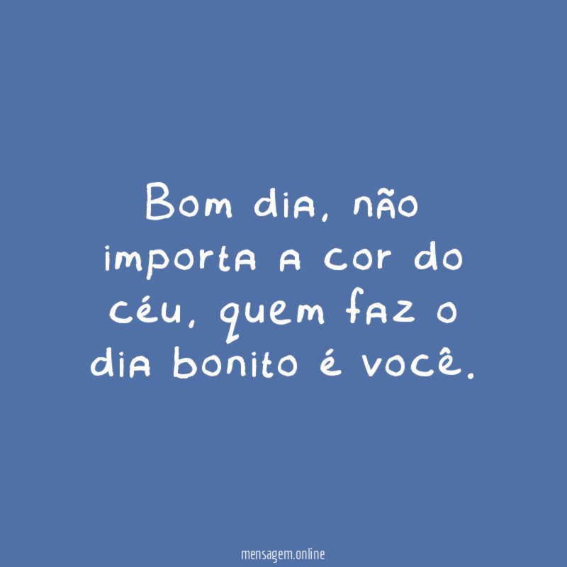 Dia bonito