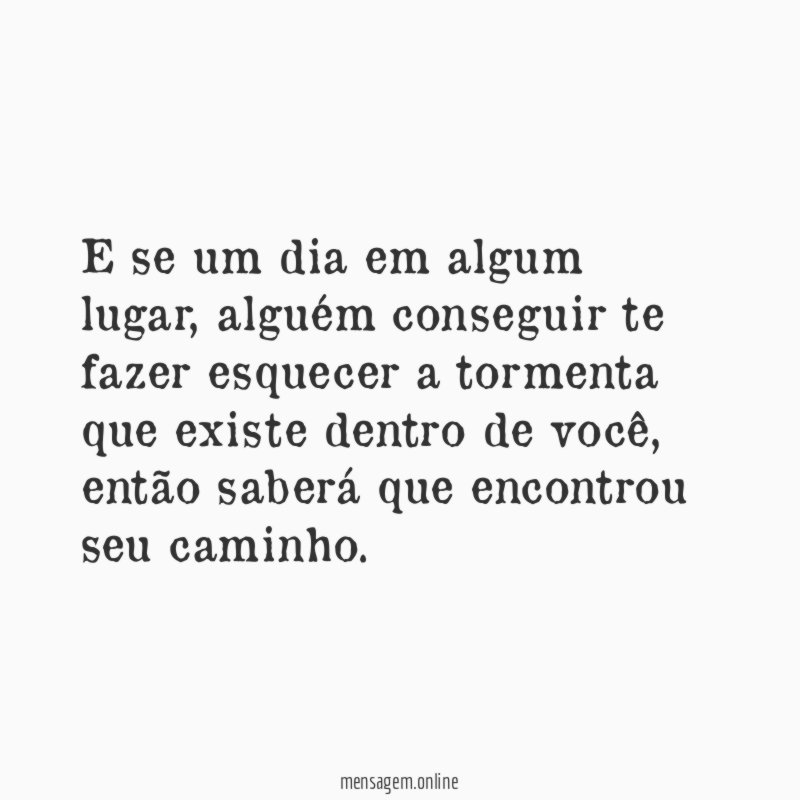 E se um dia em algum lugar