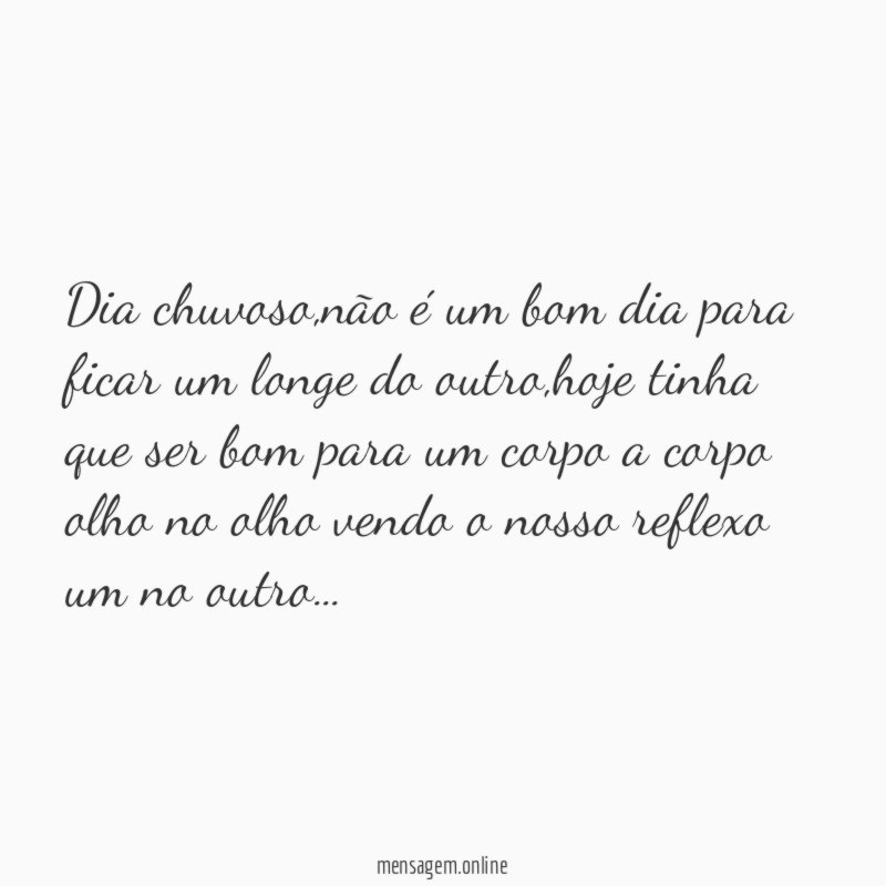Dia chuvoso