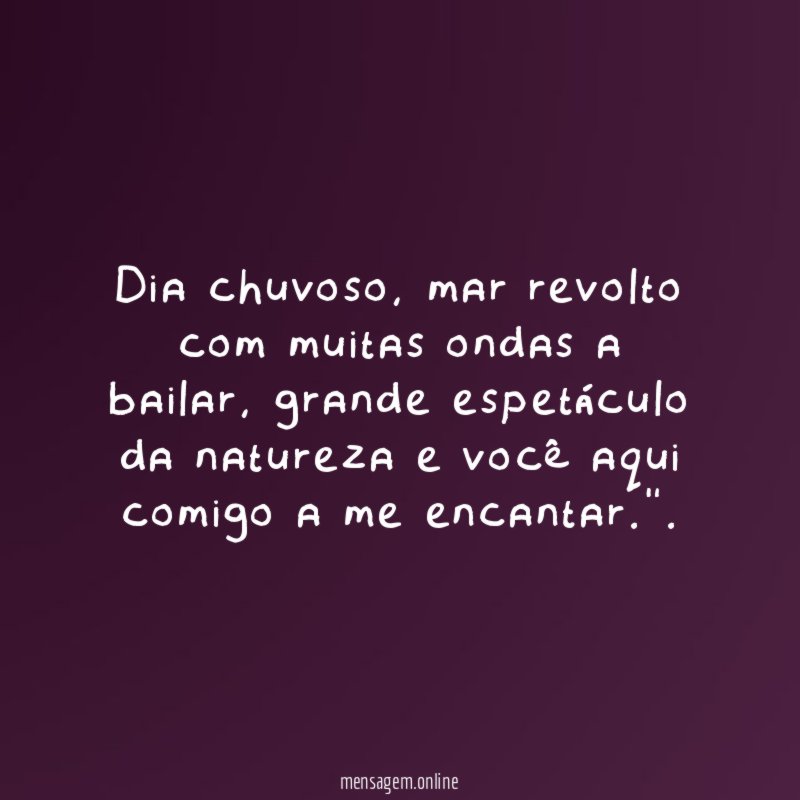 Dia chuvoso