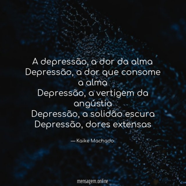 A depressão