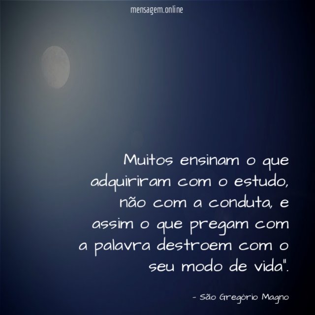 Muitos ensinam o que adquiriram com o estudo