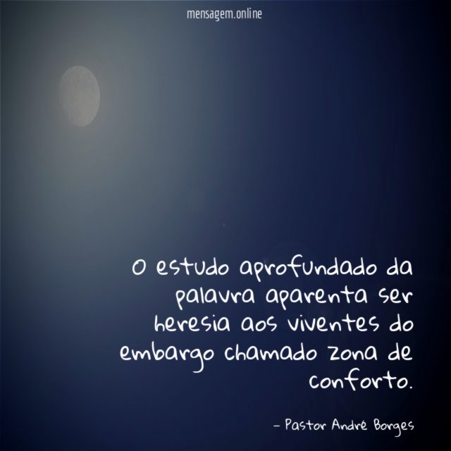 O estudo aprofundado da palavra aparenta ser heresia