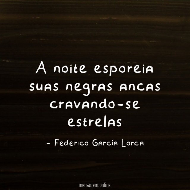 a noite esporeia suas negras ancas cravando-se estrelas