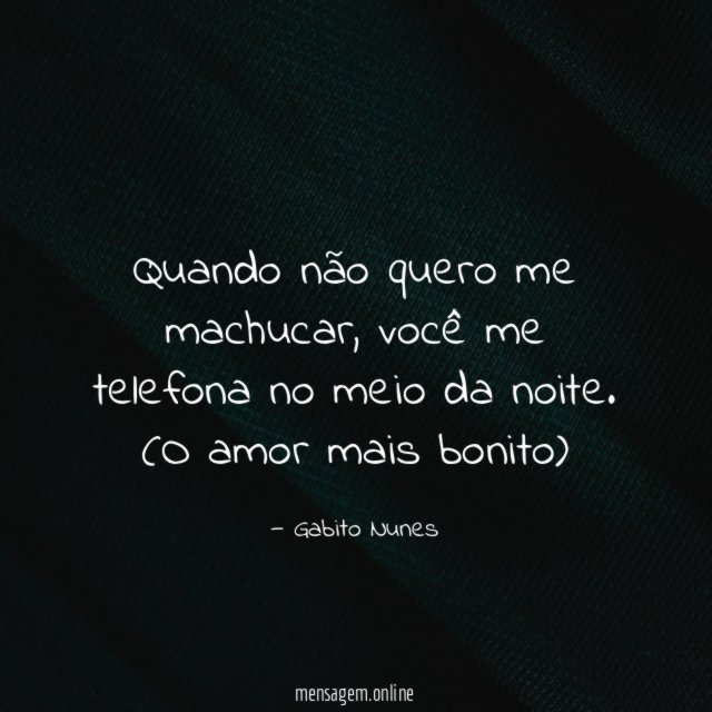 Quando não quero me machucar