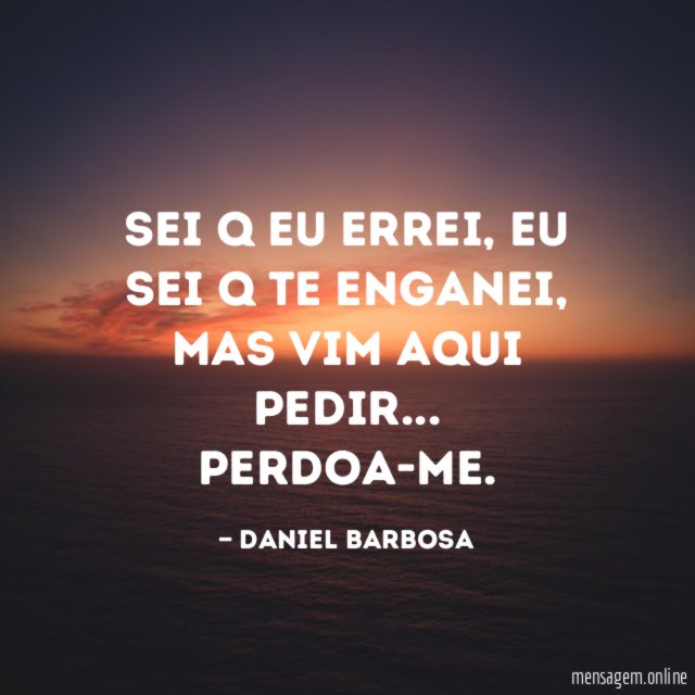 Sei q eu errei
