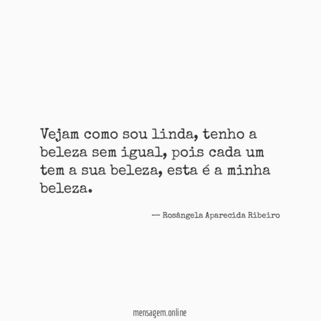 Vejam como sou linda