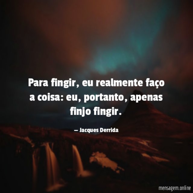 Para fingir