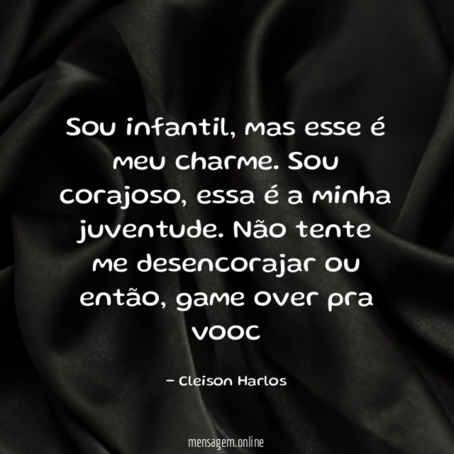 Sou infantil