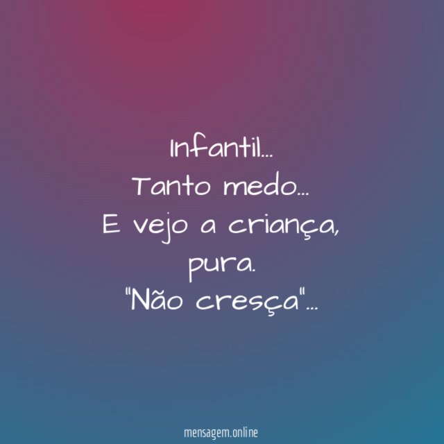 Infantil…