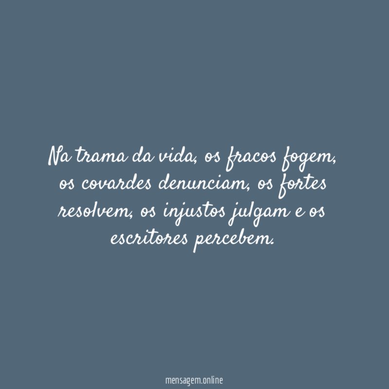 Na trama da vida