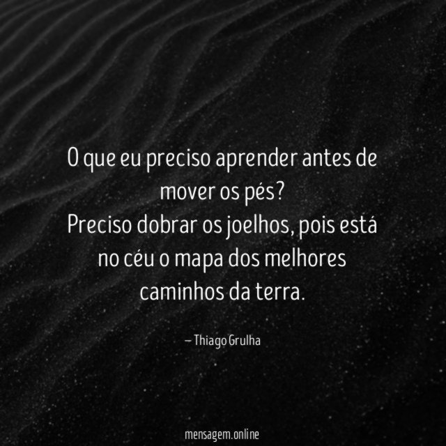 O que eu preciso aprender antes de mover os pés