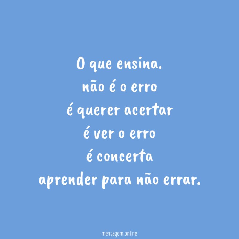 O que ensina