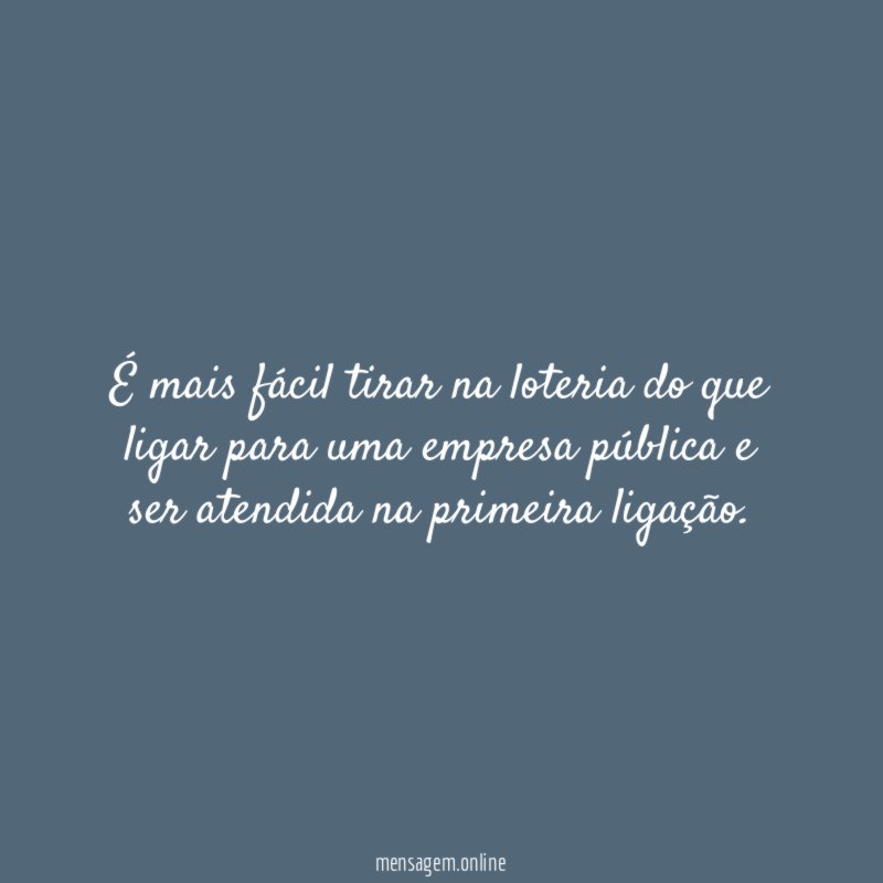 É mais fácil tirar na loteria do que
