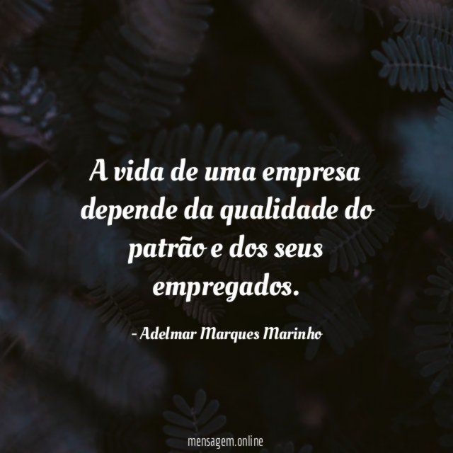 A vida de uma empresa depende da qualidade