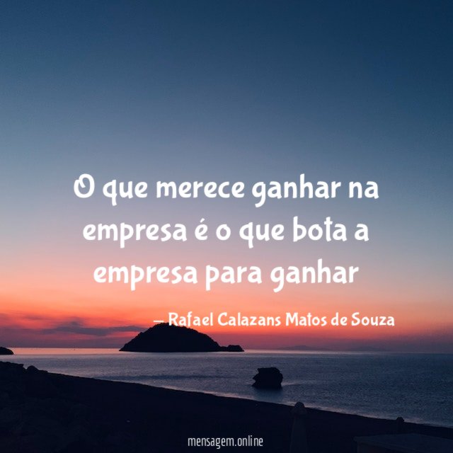 O que merece ganhar na empresa é