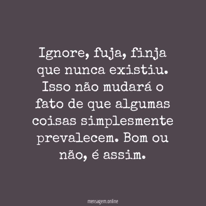 Ignore