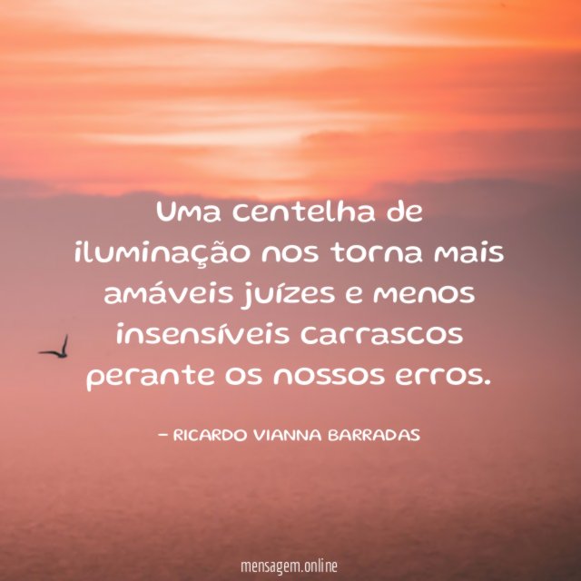 Uma centelha de iluminação nos torna mais amáveis