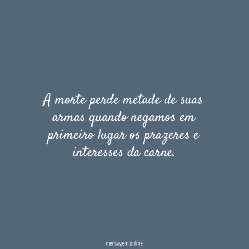 A morte perde metade de suas armas quando