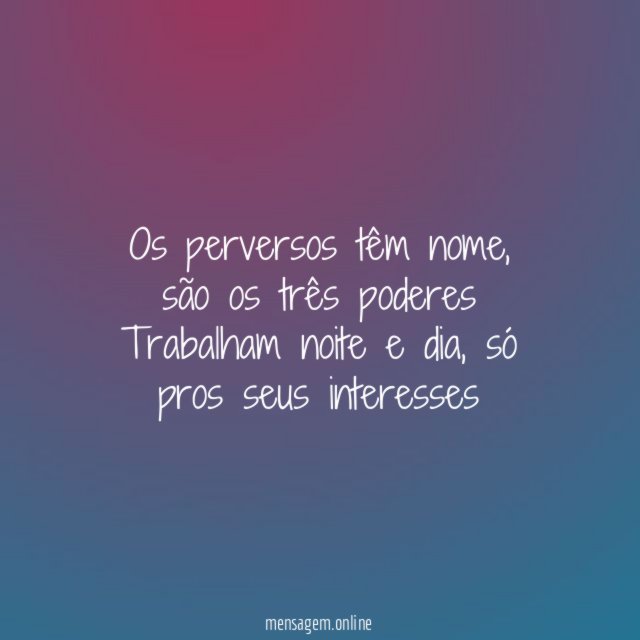 Os perversos têm nome
