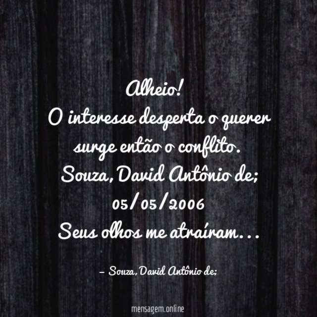 Alheio!
