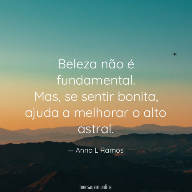 Beleza não é fundamental