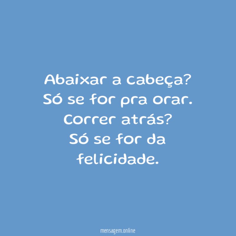 Abaixar a cabeça