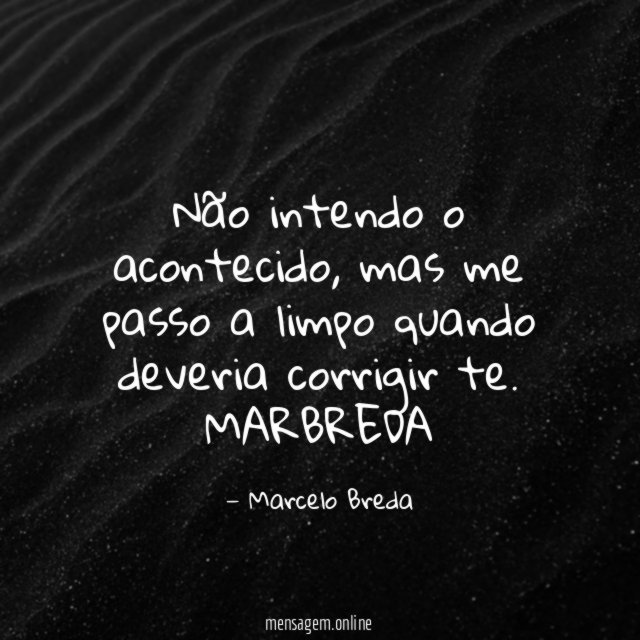 Não intendo o acontecido