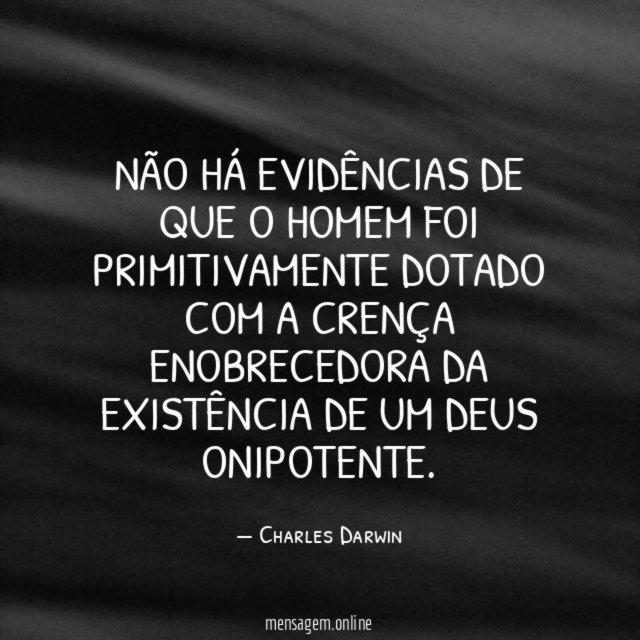 Não há evidências de que o homem foi