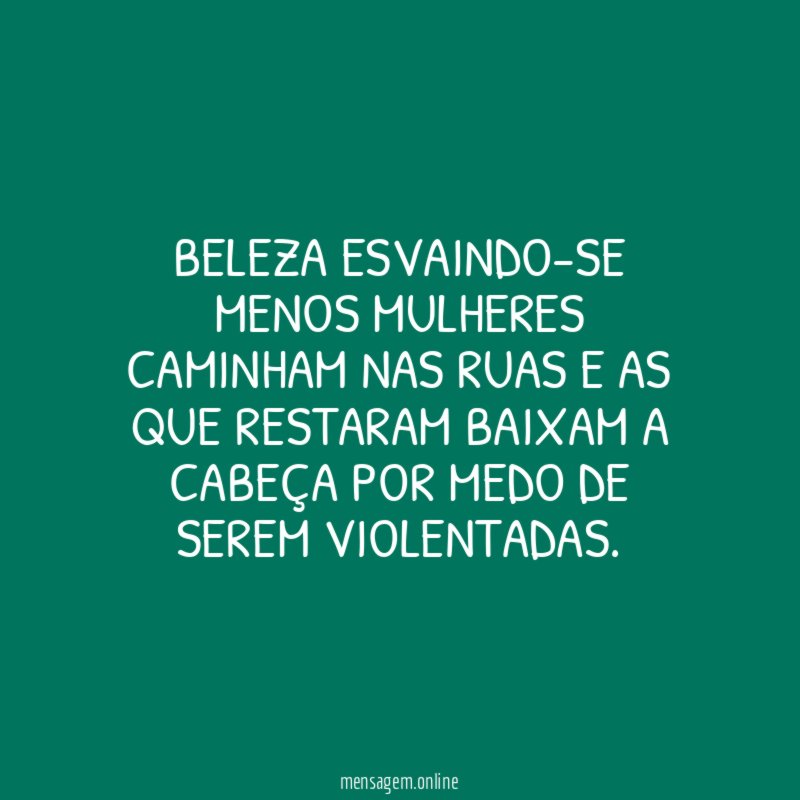 Beleza esvaindo-se