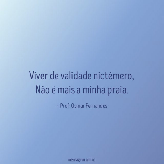 Viver de validade nictêmero