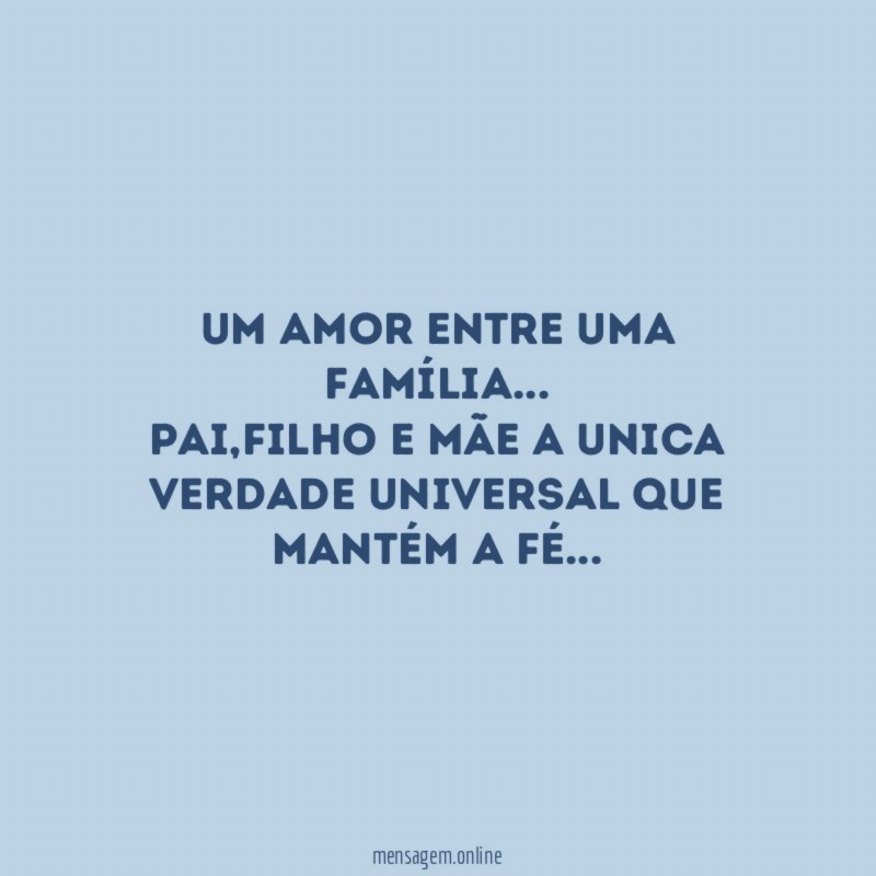 Um amor entre uma família