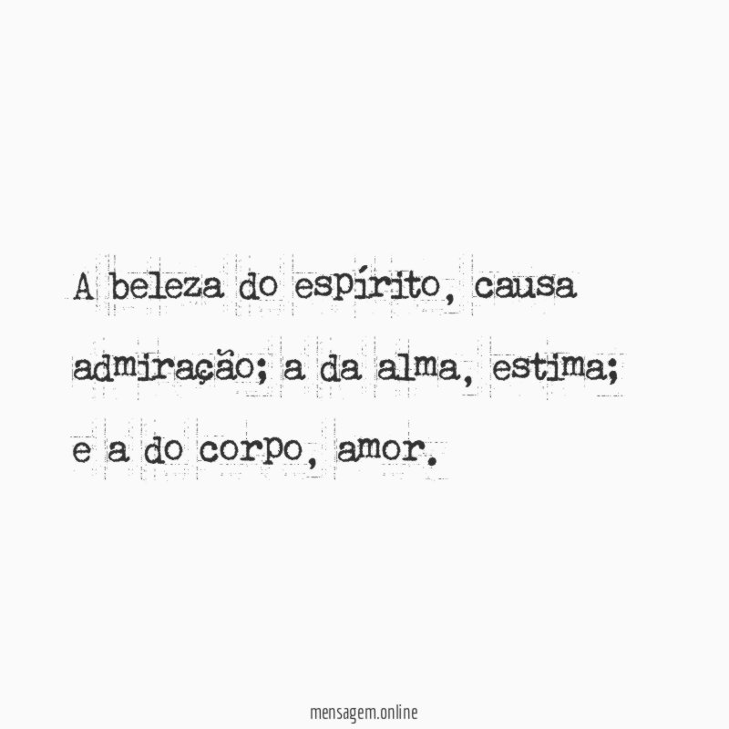 A beleza do espírito