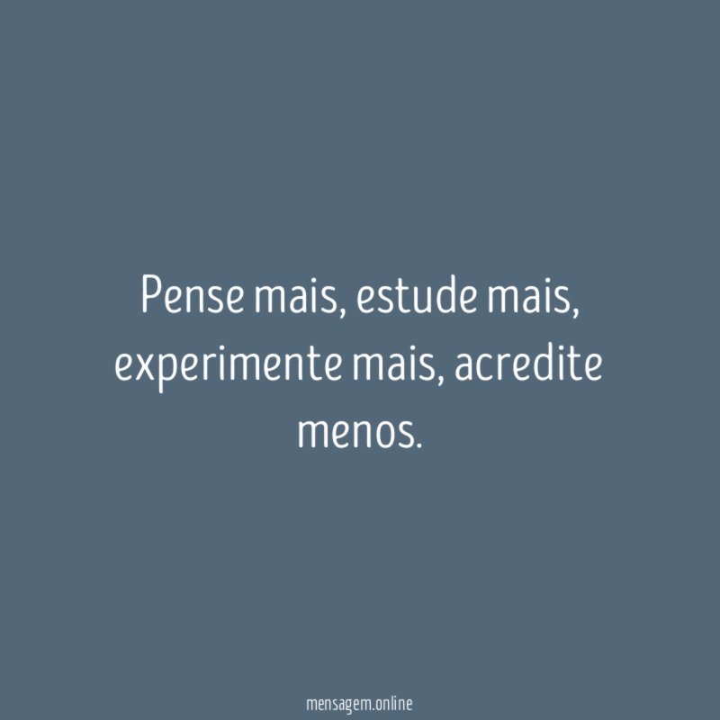 Pense mais