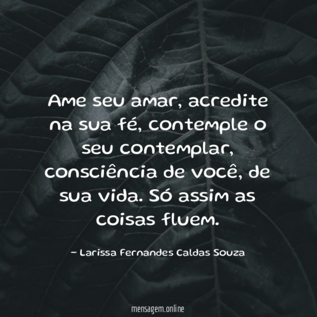 Ame seu amar
