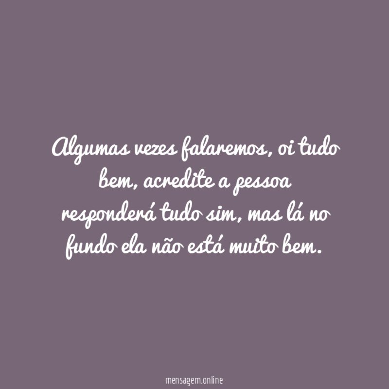 Algumas vezes falaremos