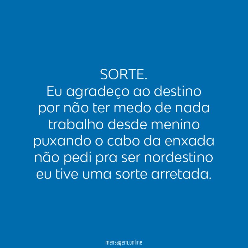 SORTE.