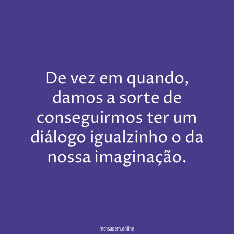 De vez em quando
