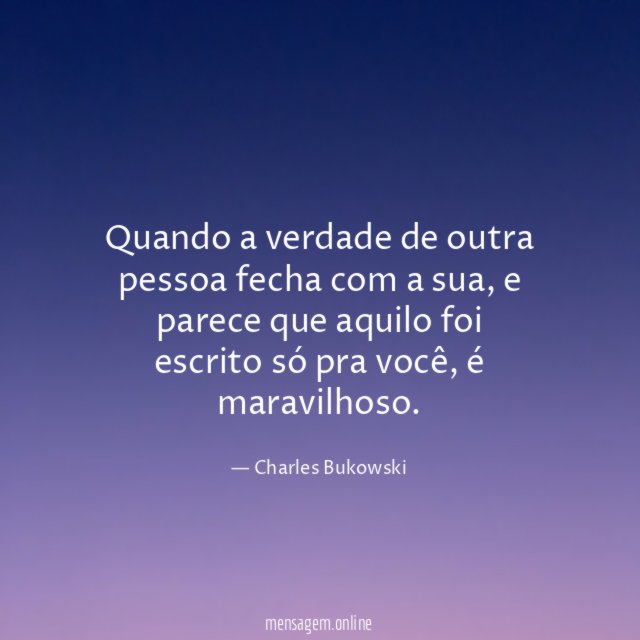 Quando a verdade de outra pessoa fecha com a sua