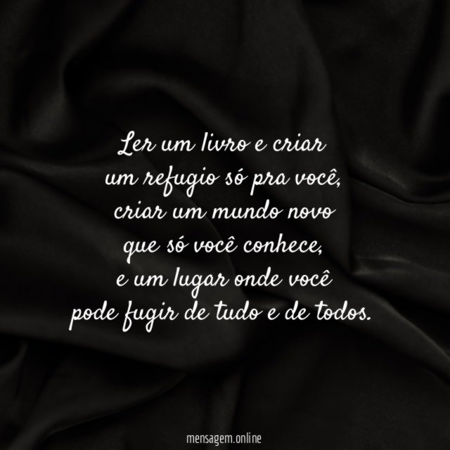 Ler um livro e criar um refugio só pra você
