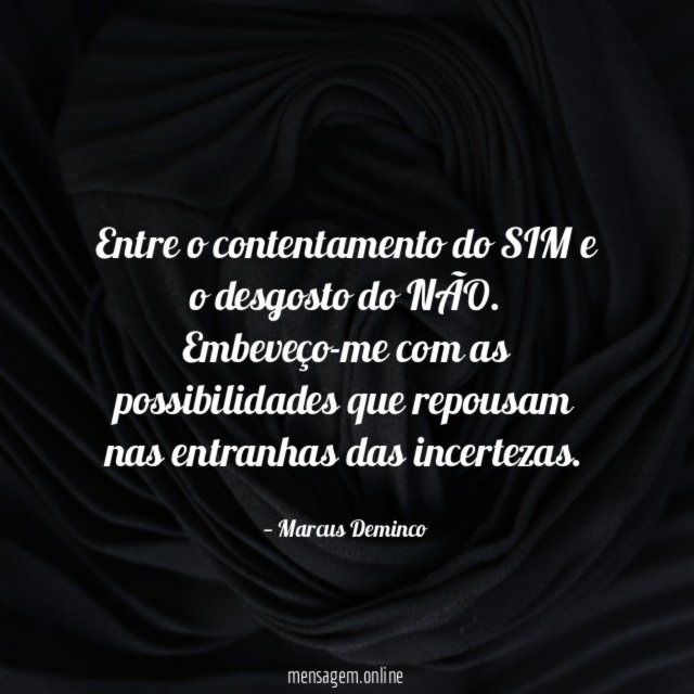Entre o contentamento do SIM e o desgosto do NÃO