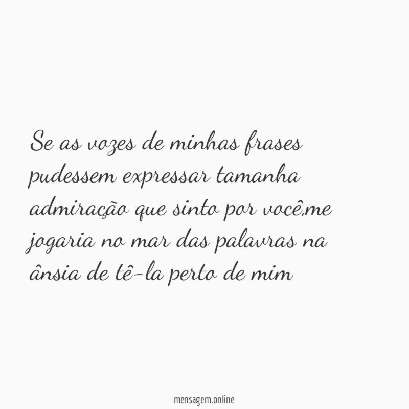 Se as vozes de minhas frases pudessem expressar