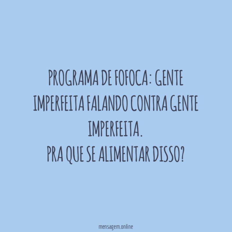 Programa de fofoca