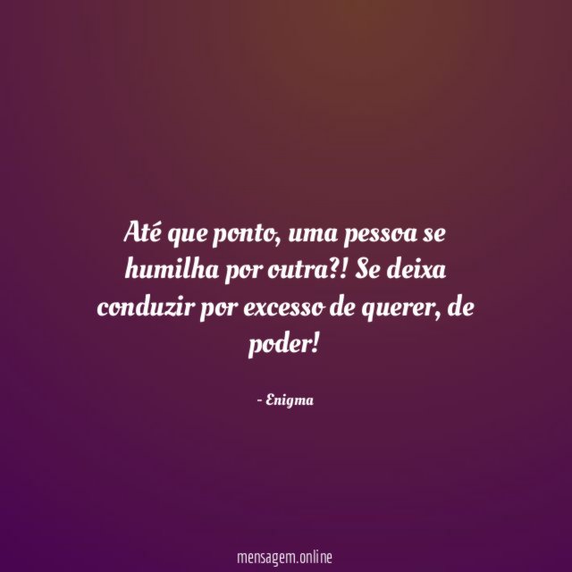 Até que ponto