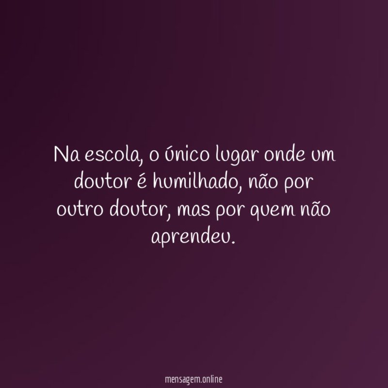 Na escola