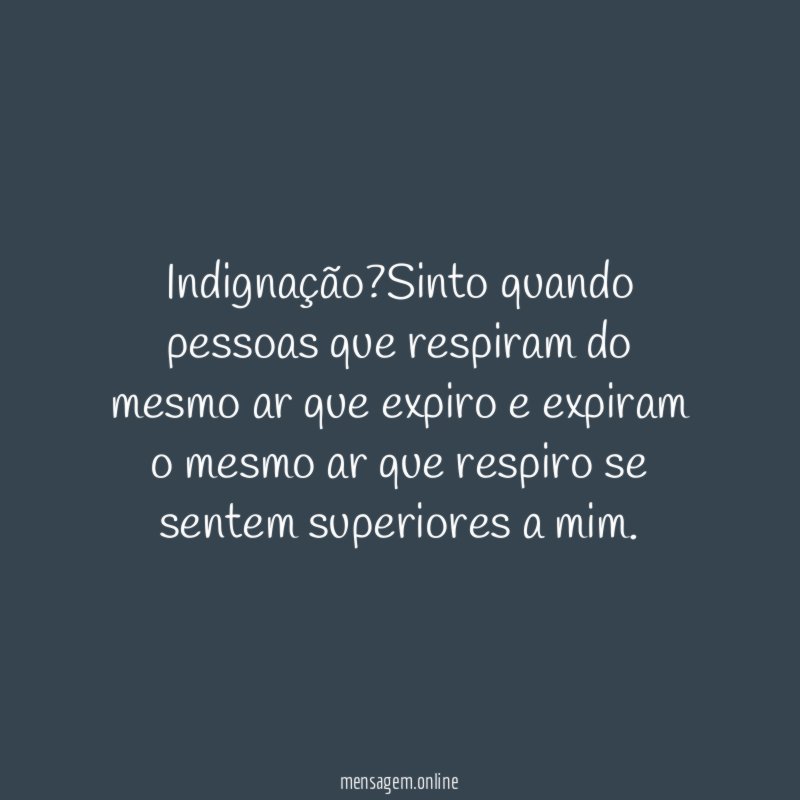 Indignação